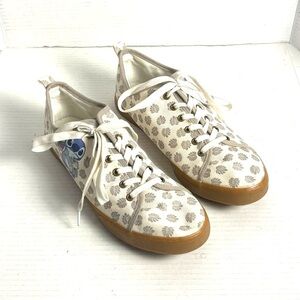Disney Lilo & Stich Mens Size 10 Disney Canvas Sneaker Ground Up White Lace up